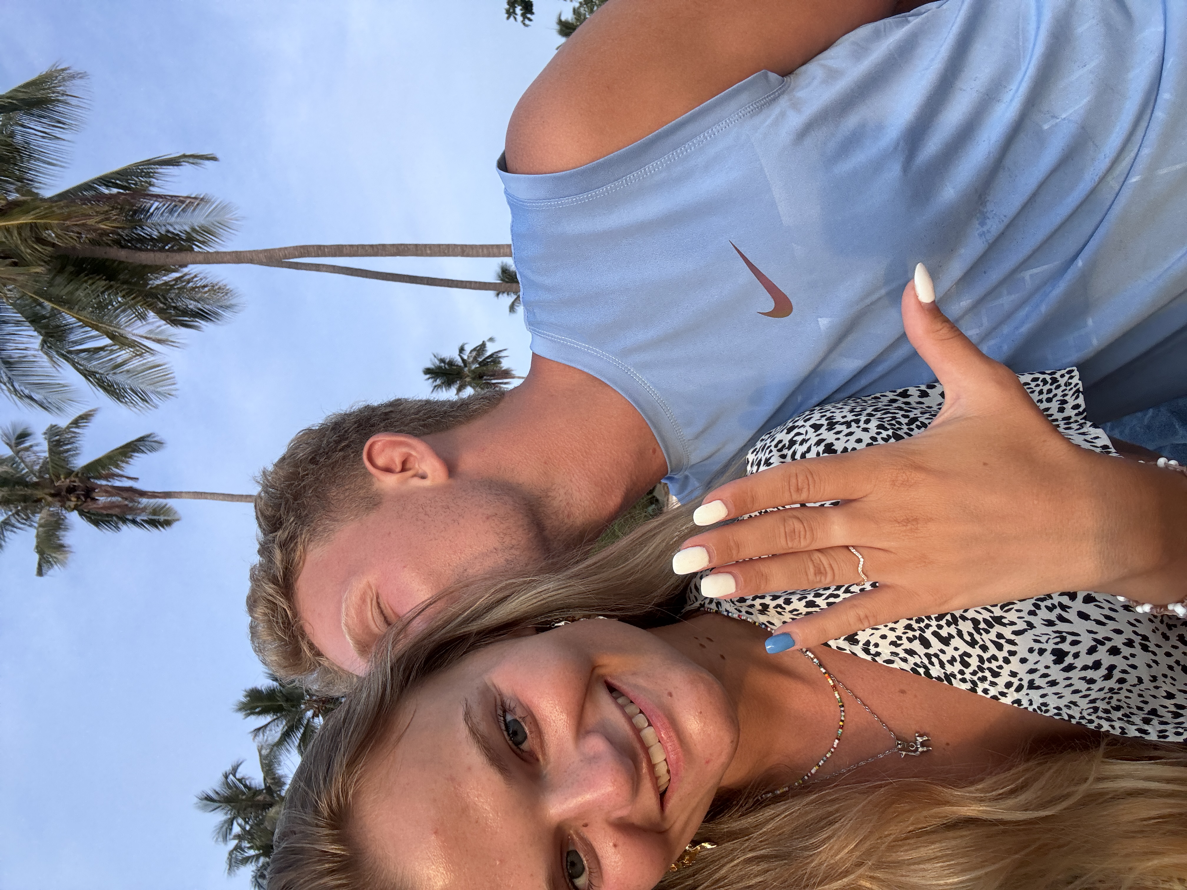 Selfie som forlovede